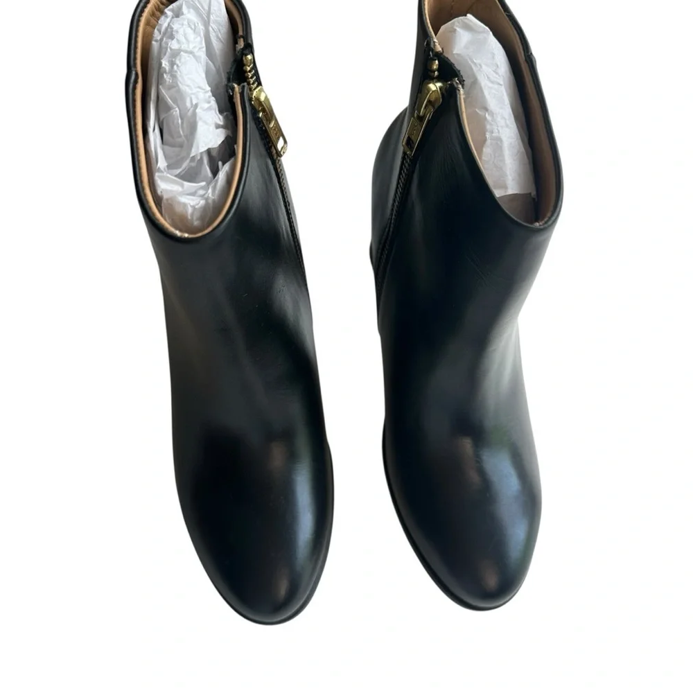 Nisolo 100% Leather Women's Lia Heeled Bootie Black Size 7 NIB - Picture 3 of 9